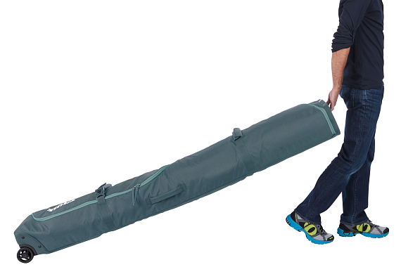 Чехол для горных лыж Thule RoundTrip Ski Roller 192cm Dark Slate - Фото 7 большая