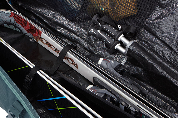 Чехол для горных лыж Thule RoundTrip Ski Roller 192cm Dark Slate - Фото 12 большая