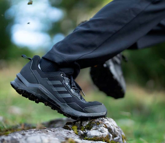 Кроссовки мужские Adidas Terrex Ax4 Cblack/Carbon/Grefou - Фото 13 большая