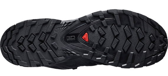 Кроссовки мужские Salomon Xa Pro 3D V8 Black/Black/Black - Фото 3 большая