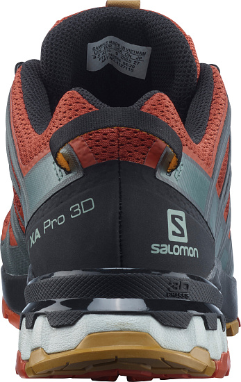 Кроссовки мужские Salomon Xa Pro 3D V8 Rooibos Tea/Black - Фото 3 большая
