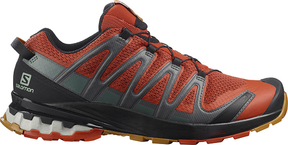 Кроссовки мужские Salomon Xa Pro 3D V8 Rooibos Tea/Black - Фото 6 большая
