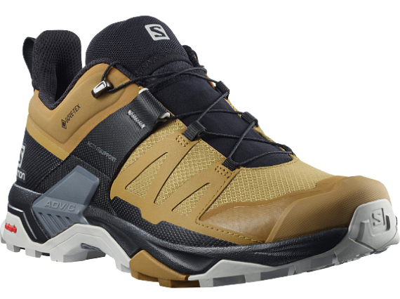 Кроссовки мужские Salomon X Ultra 4 Gtx Cumin/Black/LunR - Фото 7 большая