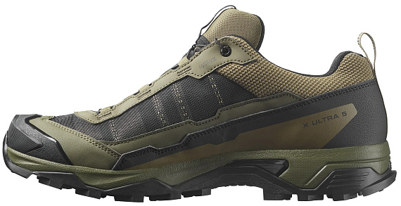 Кроссовки мужские Salomon X Ultra 5 Gtx Olive Night/Black/Bistro Green - Фото 3 большая