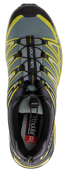 Кроссовки мужские Salomon X Ultra 3 Lead/Gy/Acid Lime - Фото 4 большая