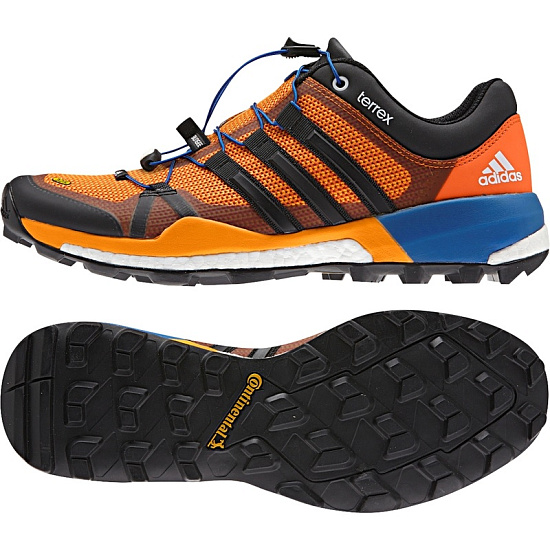 Кроссовки мужские Adidas Terrex Skychaser Black/Orange - Фото 2 большая