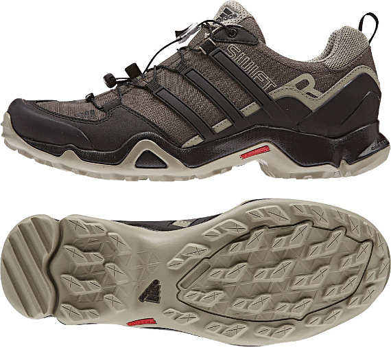Кроссовки мужские Adidas TERREX SWIFT R UMBER/CBLACK/TECBEI - Фото 3 большая