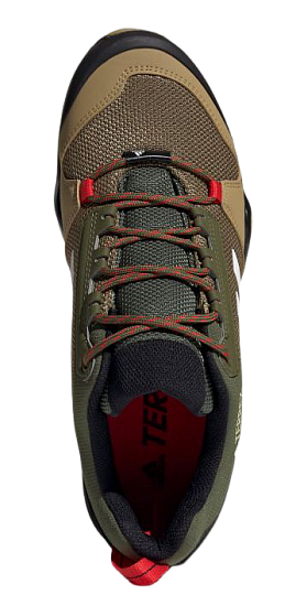 Кроссовки мужские Adidas Terrex Ax3 Wild Pine/Crystal White/Vivid Red - Фото 3 большая