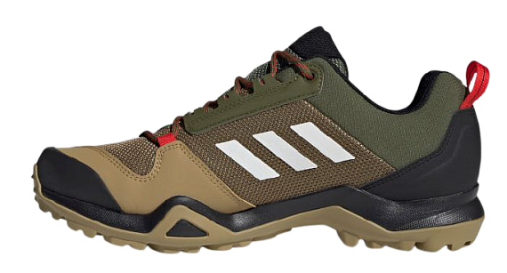 Кроссовки мужские Adidas Terrex Ax3 Wild Pine/Crystal White/Vivid Red - Фото 7 большая
