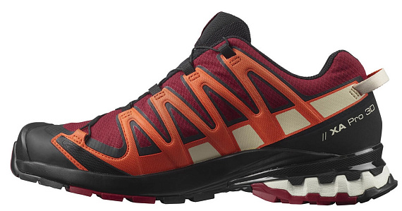 Кроссовки мужские Salomon Xa Pro 3D V8 GTX Bird/Red/Blac - Фото 6 большая
