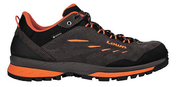 Кроссовки мужские Lowa Delago Gtx Lo Antracite/Flame - Фото 2 большая