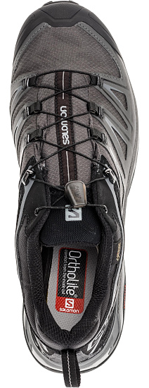 Кроссовки мужские Salomon X Ultra 3 GTX Black/Magnet - Фото 4 большая