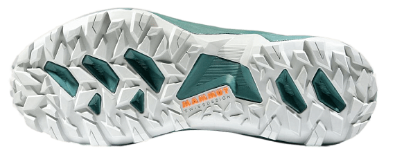 Кроссовки мужские Mammut Sertig II Low Gtx Dark Teal/Dark Forest - Фото 4 большая