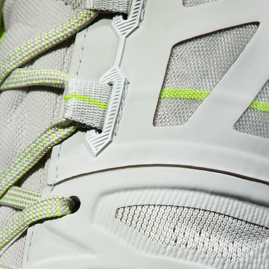 Кроссовки мужские Mammut Saentis Low Gtx Ice Gray/Highlime - Фото 6 большая