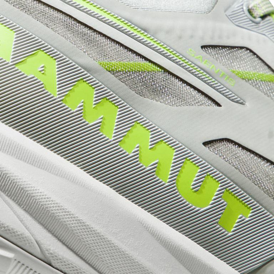 Кроссовки мужские Mammut Saentis Low Gtx Ice Gray/Highlime - Фото 7 большая