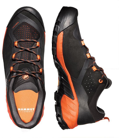Кроссовки мужские Mammut Sapuen Low Gtx Black/Hot Red - Фото 14 большая