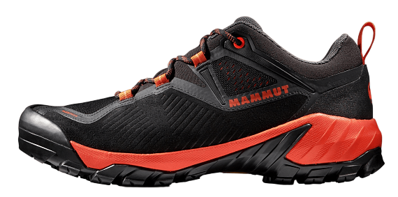 Кроссовки мужские Mammut Sapuen Low Gtx Black/Hot Red - Фото 2 большая