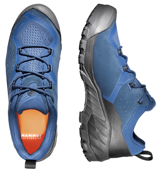 Кроссовки мужские Mammut Sapuen Low Gtx Dark Sapphire/Black - Фото 4 большая