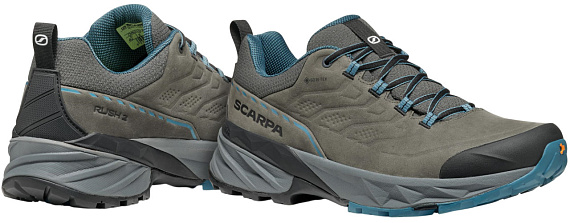 Ботинки мужские Scarpa Rush 2 Pro Gtx Titanium/Ocean - Фото 7 большая