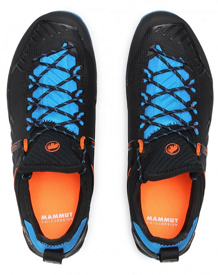 Ботинки мужские Mammut Alnasca Knit II Low GTX Black/Tarn - Фото 6 большая