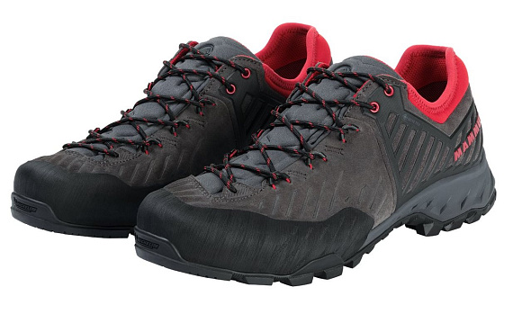 Ботинки мужские Mammut Alnasca II Low GTX Dark Titanium/Spicy - Фото 3 большая