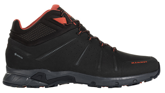 Ботинки мужские Mammut Convey Mid GTX Black/Pepper - Фото 1 большая