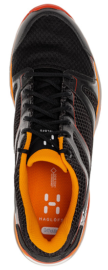 Кроссовки мужские Haglofs Observe GT Surround True Black/Habanero - Фото 4 большая