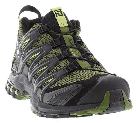 Кроссовки мужские Salomon XA Pro 3D Chive/Black/Beluga - Фото 4 большая