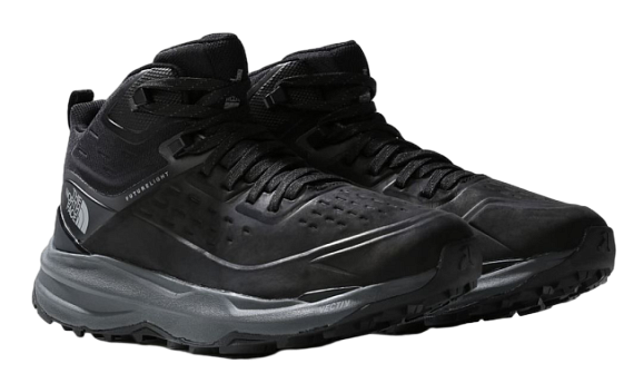 Кроссовки мужские The North Face Vectiv Exploris 2 Mid Futurelight Lthr Tnf Black/Vanadis Grey - Фото 2 большая