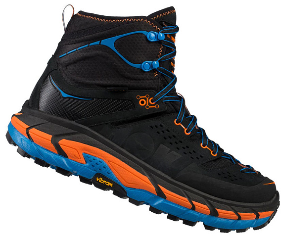 Кроссовки мужские Hoka Tor Ultra Hi WP Antracite/Orange Clown Fish - Фото 2 большая
