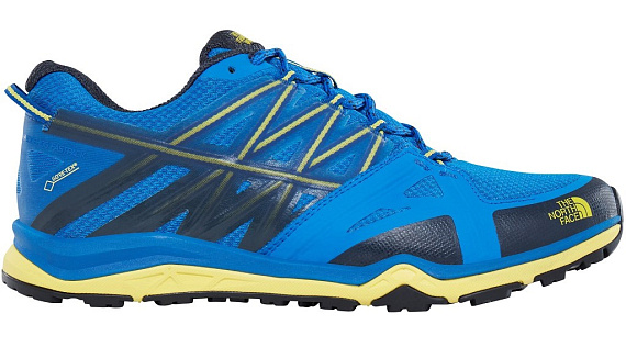Кроссовки мужские The North Face Hedgehog Fastpack Lite II GTX Blue Quartz/Bright Yellow - Фото 1 большая