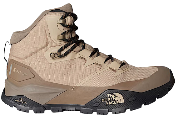 Кроссовки мужские The North Face Offtrail Hike Mid Gtx Mushroom Grey/Mocha Brown - Фото 1 большая