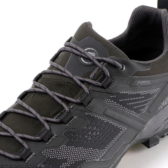 Кроссовки мужские Mammut Ducan Low GTX Black/Dark Titanium - Фото 3 большая