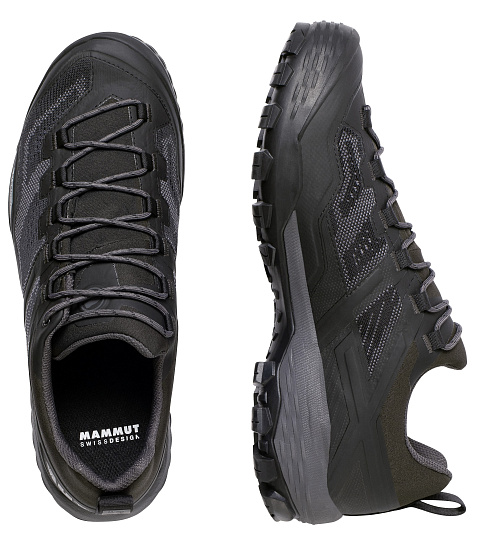 Кроссовки мужские Mammut Ducan Low GTX Black/Dark Titanium - Фото 6 большая
