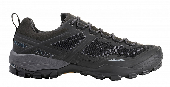 Кроссовки мужские Mammut Ducan Low GTX Black/Dark Titanium - Фото 1 большая