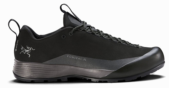 Кроссовки мужские Arcteryx Konseal FL 2 Leather Gtx Black/Black - Фото 3 большая