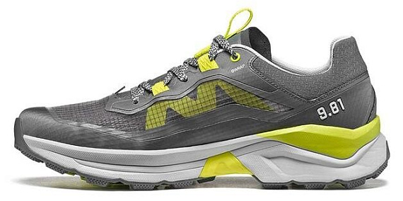Кроссовки мужские Garmont 9.81 Engage Steel Grey/Primerose Green - Фото 3 большая