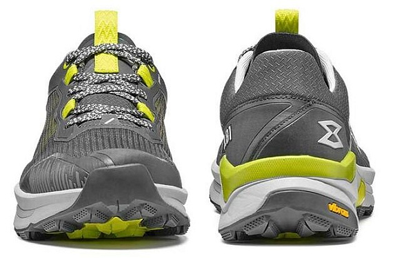 Кроссовки мужские Garmont 9.81 Engage Steel Grey/Primerose Green - Фото 6 большая