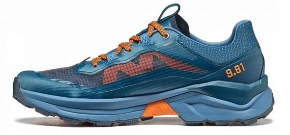 Кроссовки мужские Garmont 9.81 Engage Corsair Blue/Persimmon Orange - Фото 2 большая