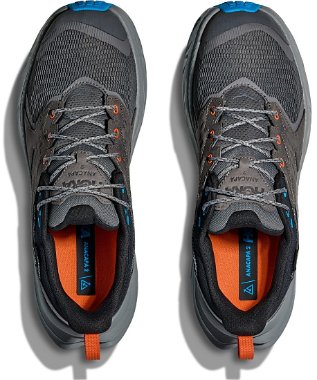 Кроссовки мужские Hoka Anacapa 2 Low Gtx Satellite Grey/Black - Фото 4 большая