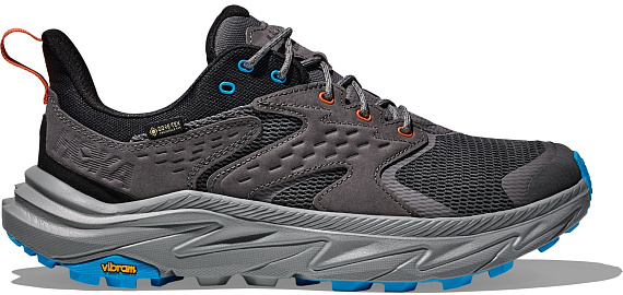 Кроссовки мужские Hoka Anacapa 2 Low Gtx Satellite Grey/Black - Фото 1 большая