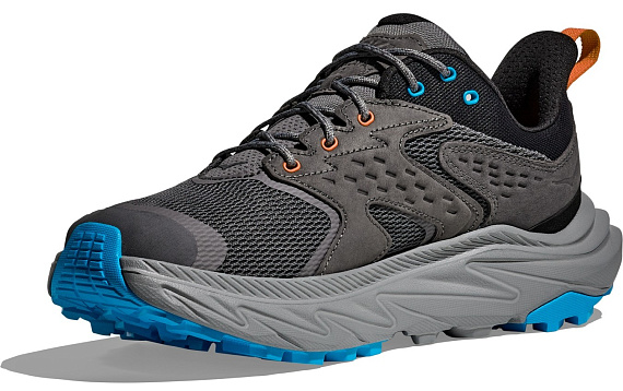 Кроссовки мужские Hoka Anacapa 2 Low Gtx Satellite Grey/Black - Фото 7 большая