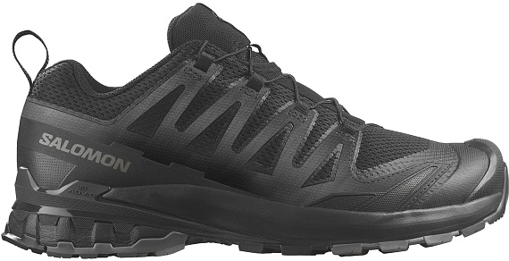 Кроссовки мужские Salomon Xa Pro 3D V9 Wide Black/Phantom/Pewter - Фото 1 большая