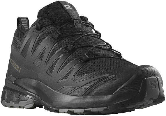 Кроссовки мужские Salomon Xa Pro 3D V9 Wide Black/Phantom/Pewter - Фото 4 большая