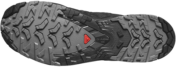 Кроссовки мужские Salomon Xa Pro 3D V9 Wide Black/Phantom/Pewter - Фото 6 большая