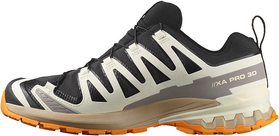 Кроссовки мужские Salomon Xa Pro 3D V9 Gtx Black/Vanilla Ice/Turmeric - Фото 3 большая