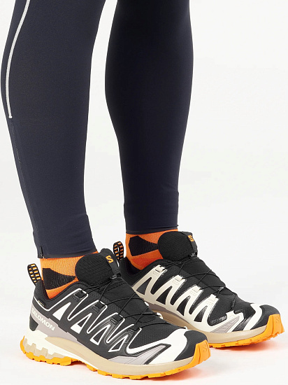 Кроссовки мужские Salomon Xa Pro 3D V9 Gtx Black/Vanilla Ice/Turmeric - Фото 4 большая