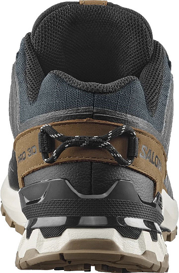 Кроссовки мужские Salomon Xa Pro 3D V9 Gtx Lifelong Black/Coyote Brown/Vanilla Ice - Фото 6 большая