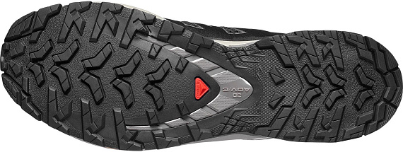 Кроссовки мужские Salomon Xa Pro 3D V9 Black/Dark Gull Gray/Acid Lime - Фото 7 большая