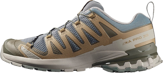 Кроссовки мужские Salomon Xa Pro 3D V9 Sedona Sage/Plantation/Paloma - Фото 3 большая